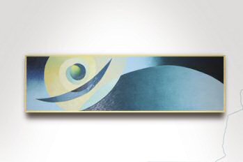 Lunar  Oil on canvas  60" x 20"