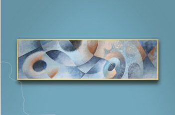 Storm  Oil on canvas  60" x 20"