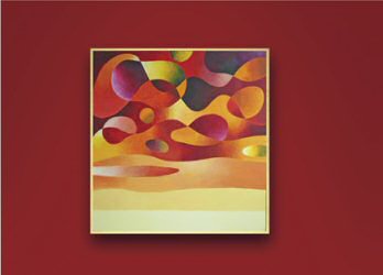 Mirage, Acrylic on canvas  40" x 40"
