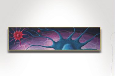 Alien Nation, Acrylic on canvas  60" x 20"