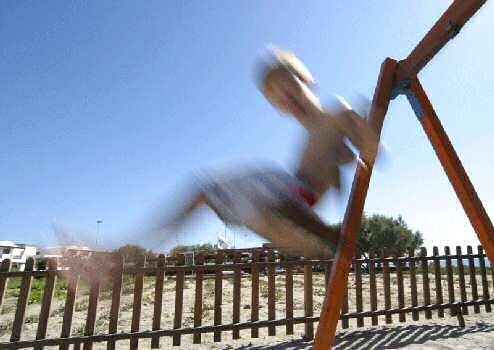 Childrens swing